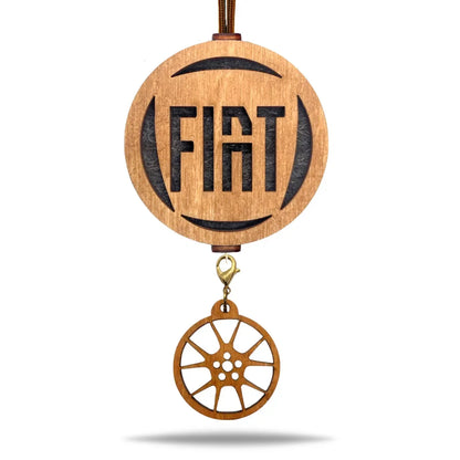Vonný prívesok 'Fiat' v hnedej farbe