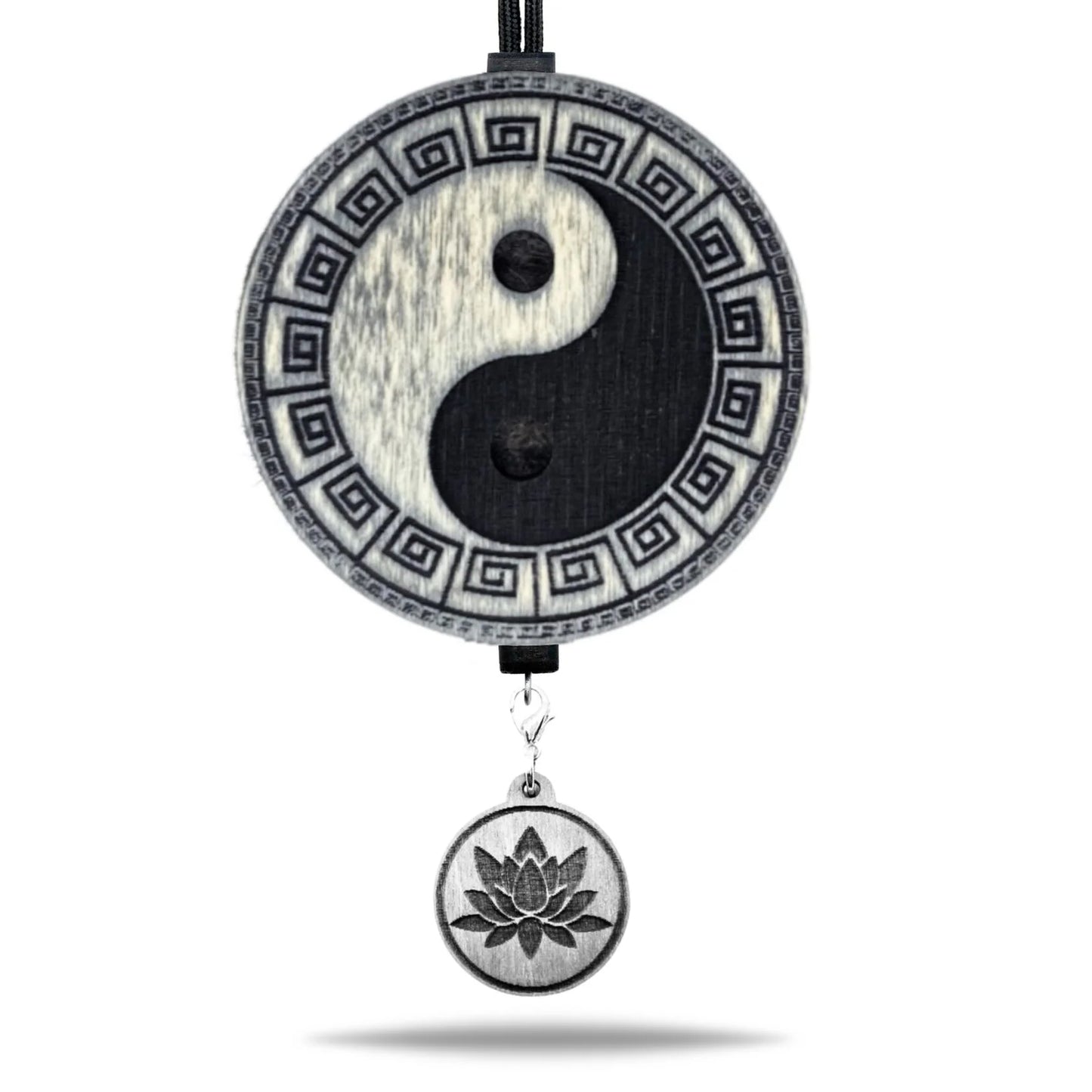 Vonný prívesok In-jan v čiernej farbe