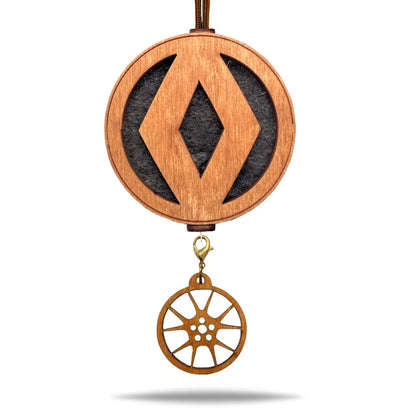 Vonný prívesok Renault v hnedej farbe